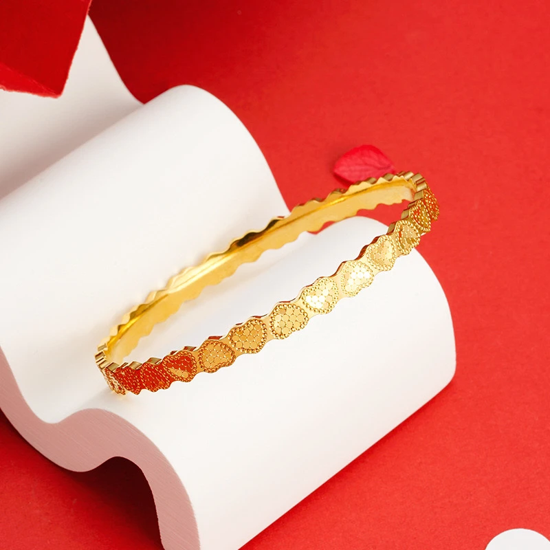 铜合金手镯 爱心手镯