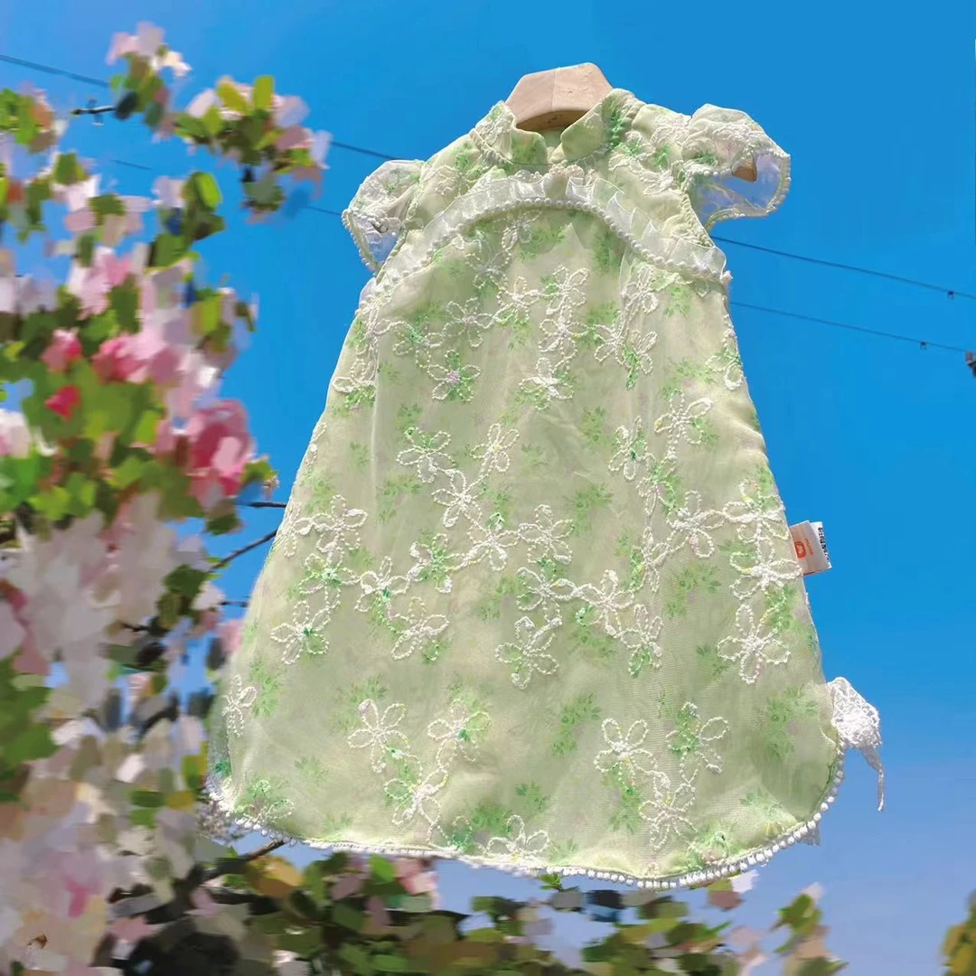 【现货】XQ239200夏季新款儿童连衣裙女童甜美公主裙国风