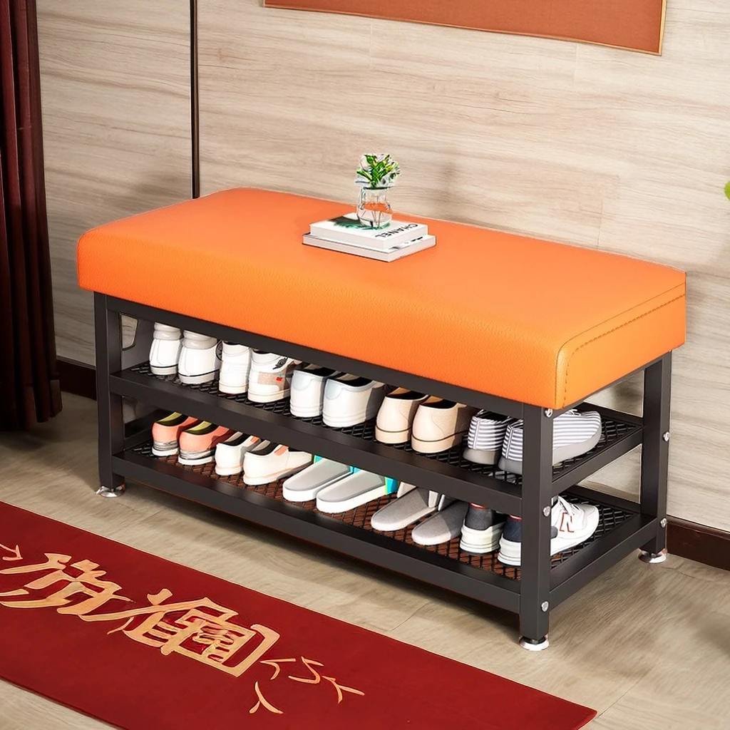 换鞋凳家用进门一体式鞋柜软包坐垫鞋架凳可坐式门口穿鞋凳入户坐