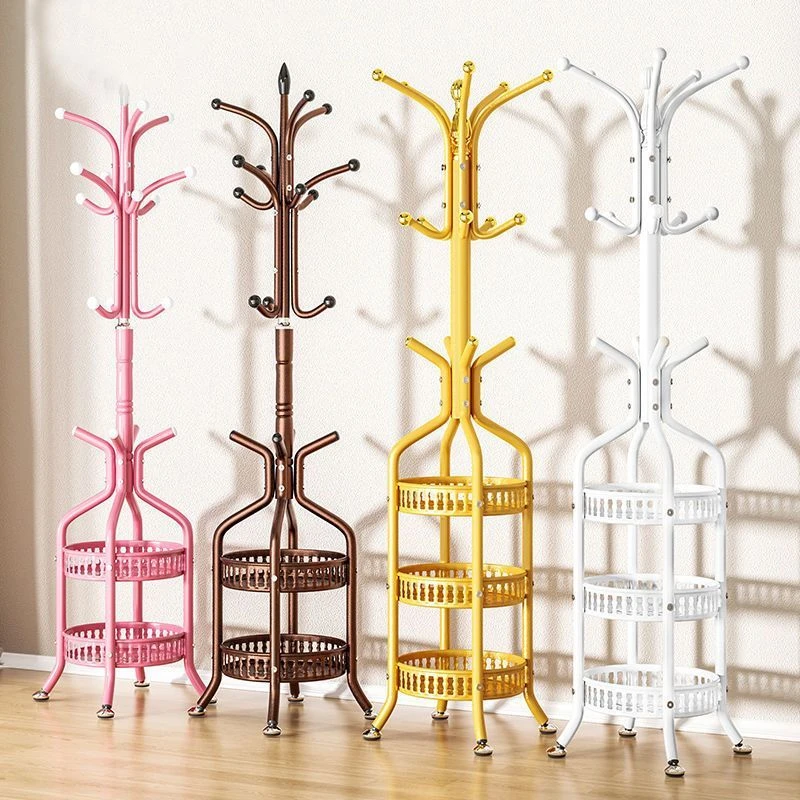 衣帽架挂衣服架子卧室挂衣网红款落地衣架立式挂衣架房间衣服挂架