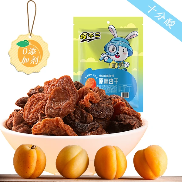 0添加剂十分酸杏干200g（2袋）+配料只有芒果的芒果干150g（1袋）