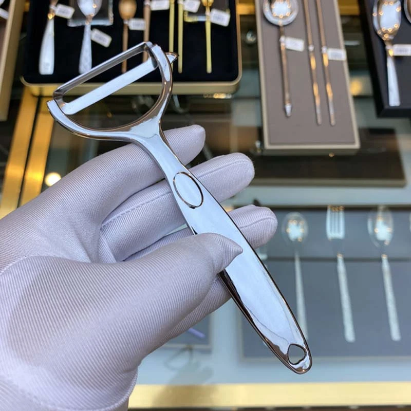 锌合金削皮器非常锋利款加厚金属削皮刀去皮水果剥皮厨房用瓜果刀