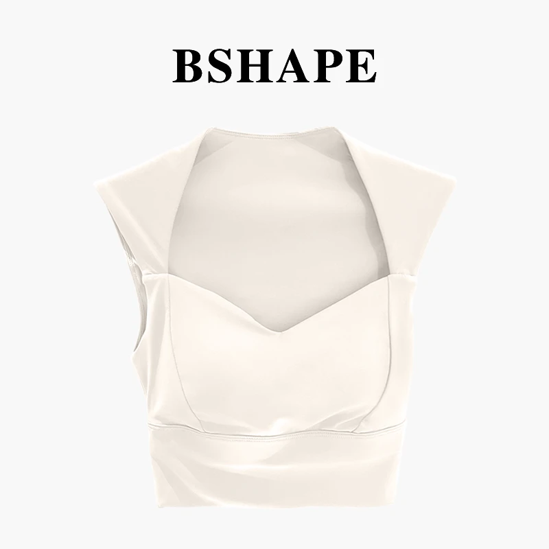 白【BS】高定&5013瑜伽服背心跑步运动外穿普拉提美背夏季无袖