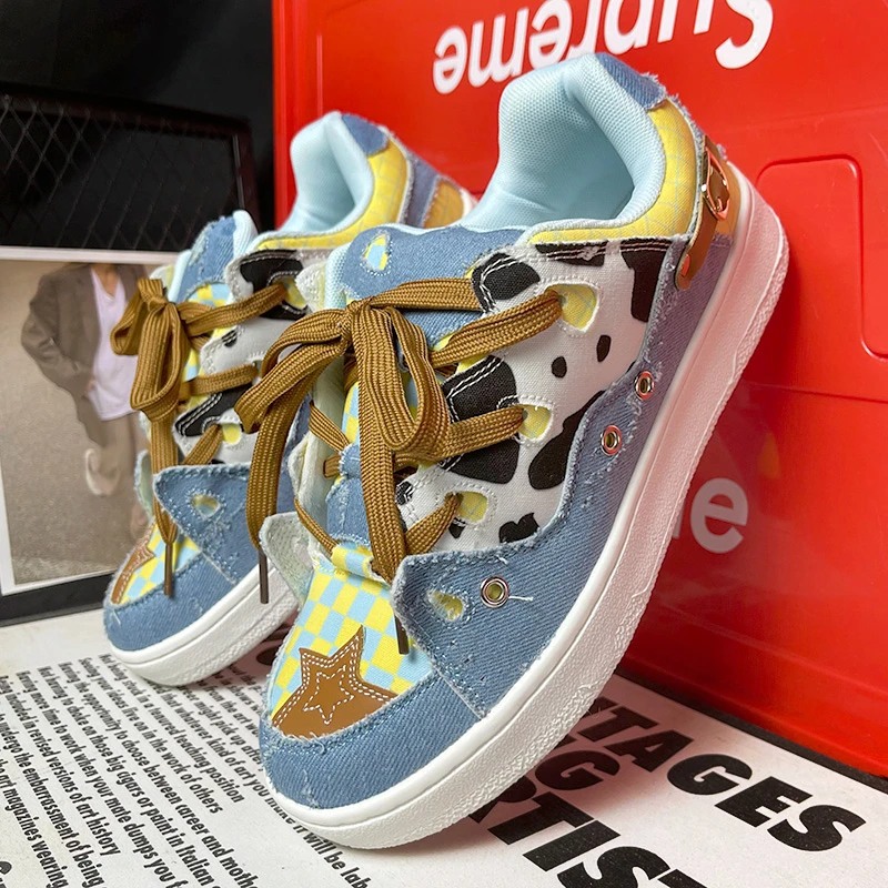 2023秋季新款高颜值男鞋子潮流百搭厚底增高运动鞋情侣面包鞋软底