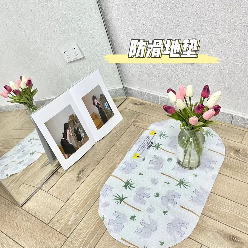 （吸盘浴室防滑垫）高颜值高品质家用浴室耐脏防滑浴室地垫H