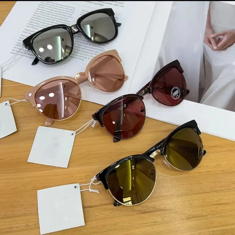 （轻奢复古时尚墨镜）韩版眼镜圆脸大框防紫外线网红墨镜太阳镜Z