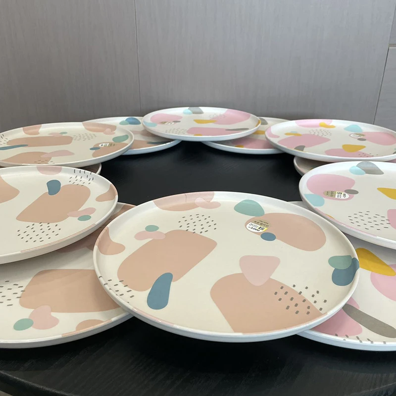（简约时尚盘子套装）ins风简约餐具家用客厅多支餐盘盘子G