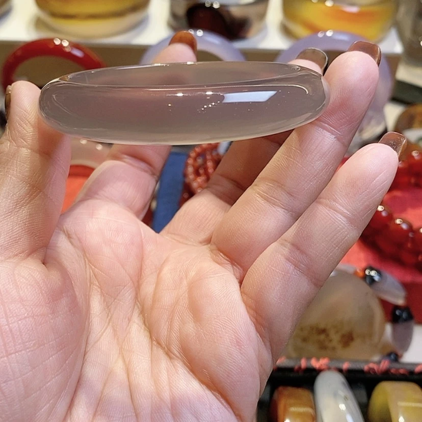 【闪购商品】玛瑙/玉髓手镯未镶嵌高**?