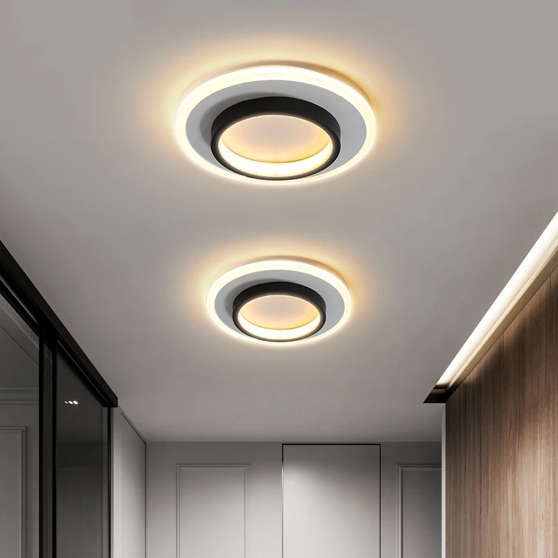 现代简约阳台灯廊灯走廊灯过道吸顶灯玄关灯北欧入户花园LED灯具