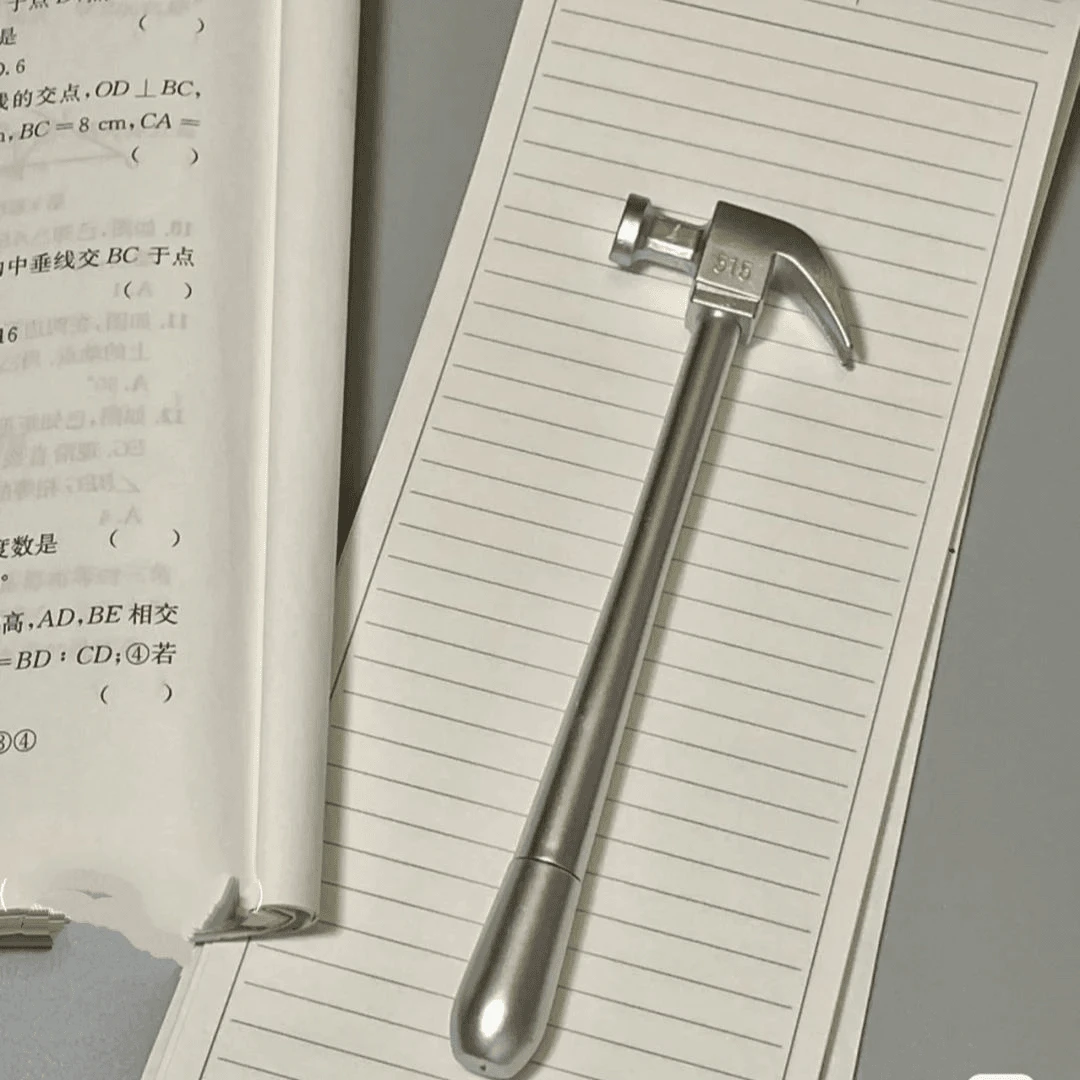 开学必备ins小红书同款锤子笔搞怪有趣仿真沙雕文具锤子0.5签字笔