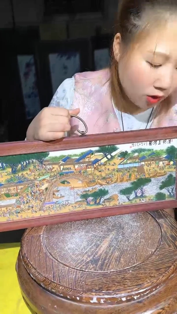 【闪购商品】陶瓷摆件清明上河图瓷板画