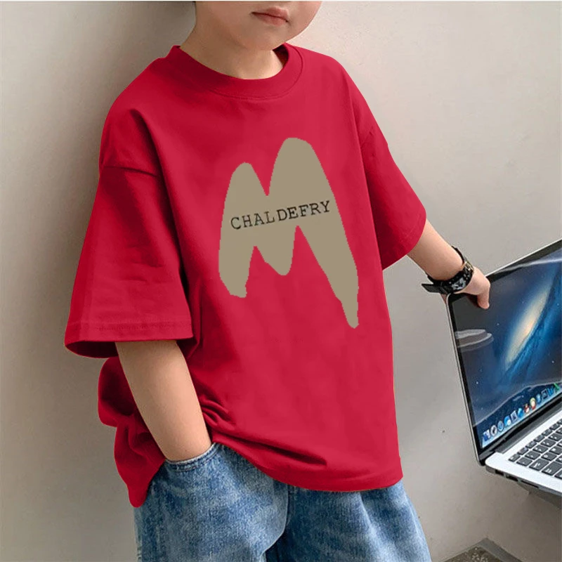 童装男童短袖t恤夏装2024新款半袖夏季中大童夏款男孩纯棉上衣潮t