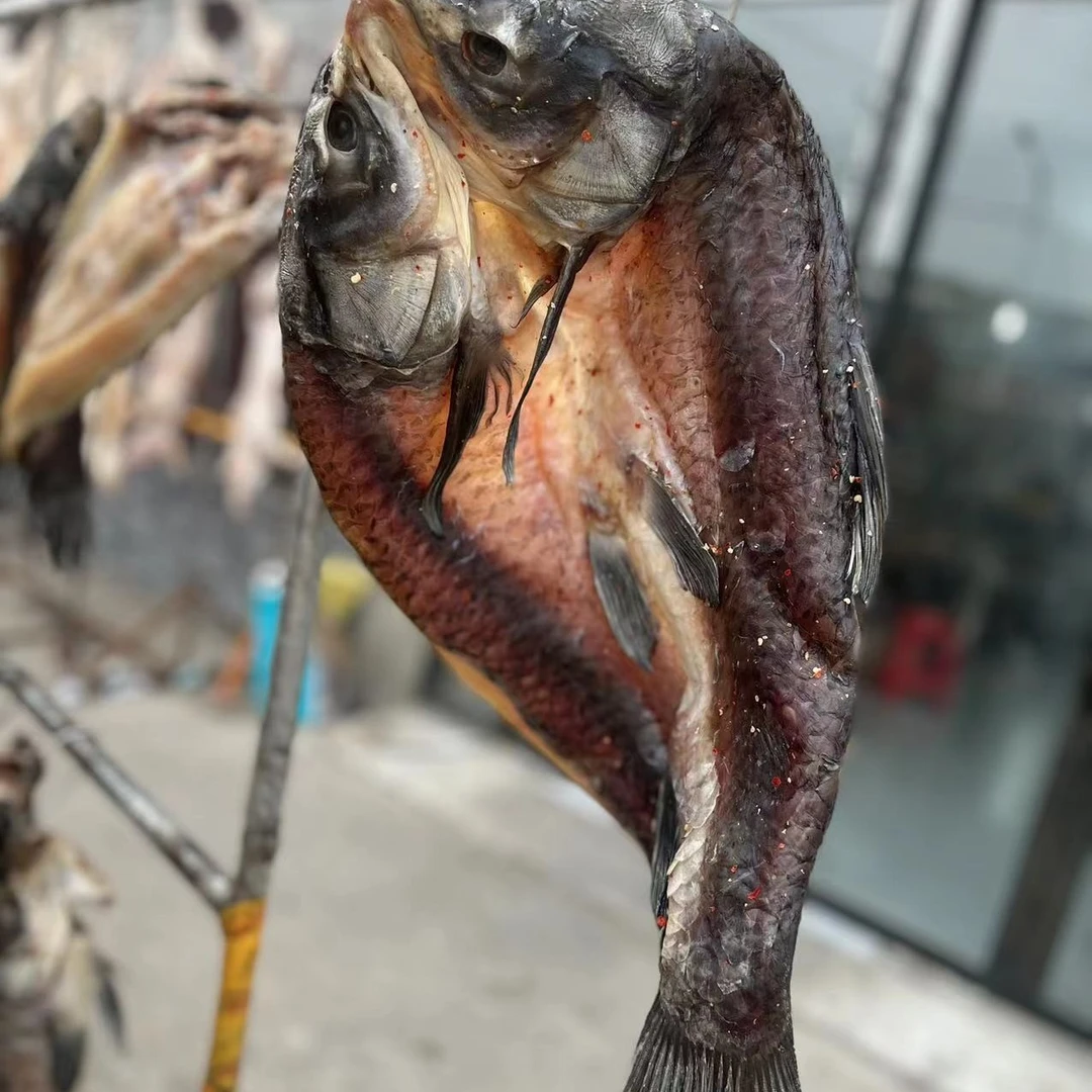 干鱼乌青干腌制螺丝混子手工腌制