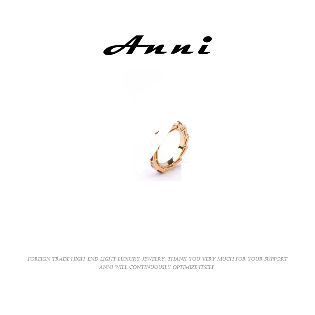 Anni轻奢【D3257】欧美情侣小众简约个性时尚百搭戒指10