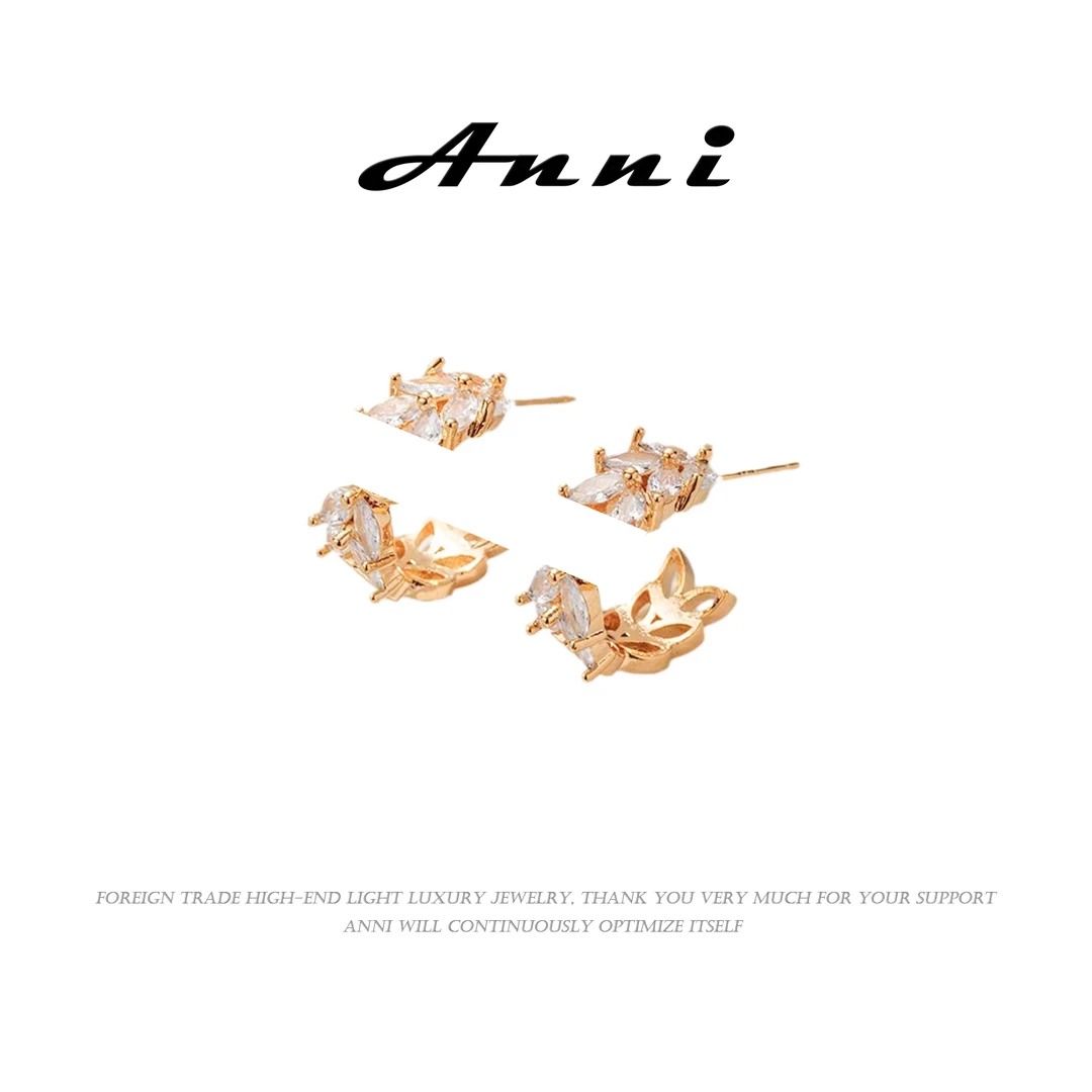 Anni轻奢【D3105】气质时尚百搭小众精致素款简约耳饰10