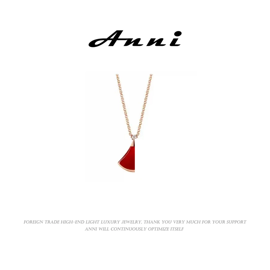 Anni轻奢【D3247】时尚气质小众镶嵌坠链女士百搭项链10