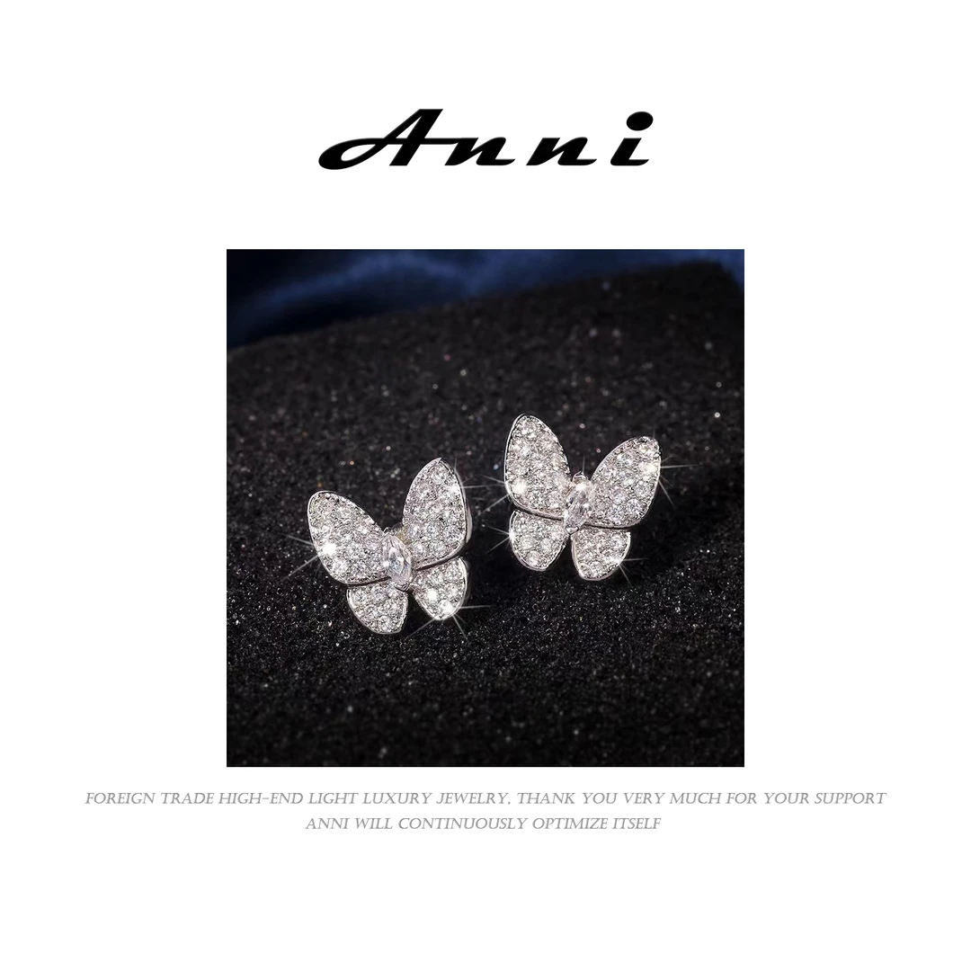 Anni 轻奢【D3267】时尚百搭双面气质小众简约ins耳饰10