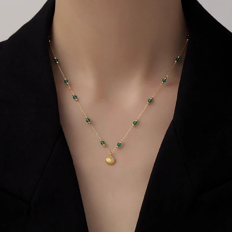 钛钢项链 轻奢小众复古钛钢项链女高级感气质百搭锁骨链夏不掉色