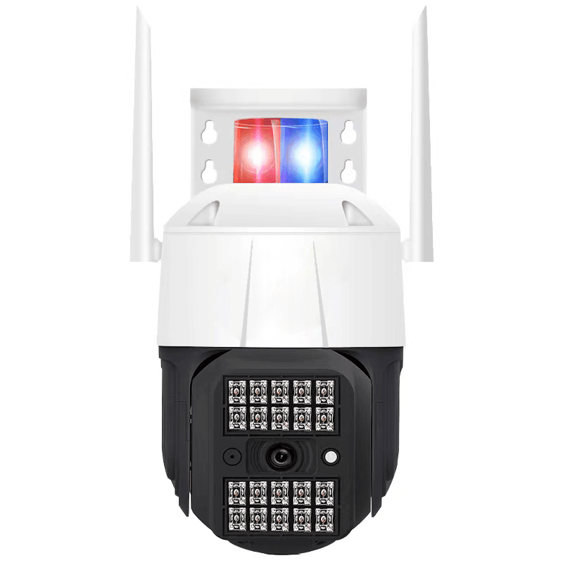 有电免WIFI免网线手机远程智能可视500万高清室外全彩华真监控
