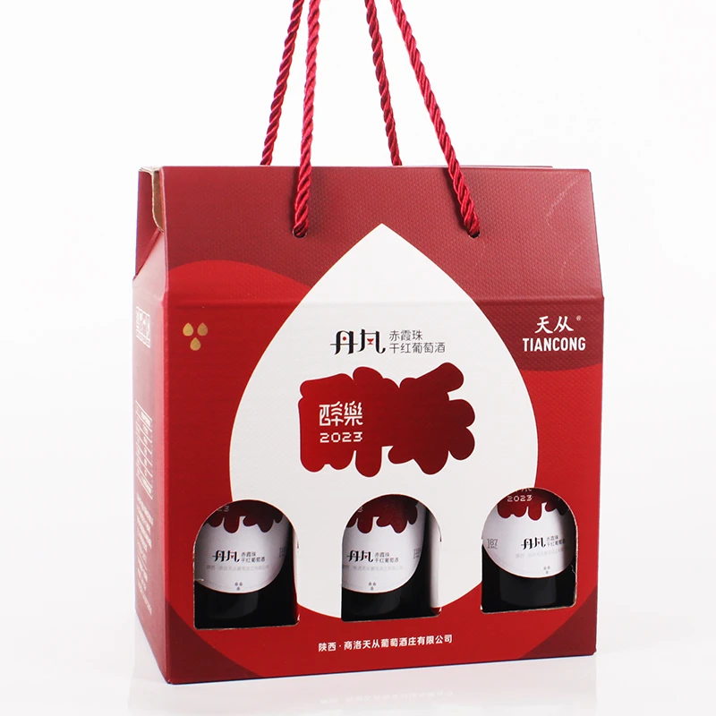天从新品安森曼酒庄丹凤赤霞珠干红葡萄酒醉乐2023小瓶187ml小酒