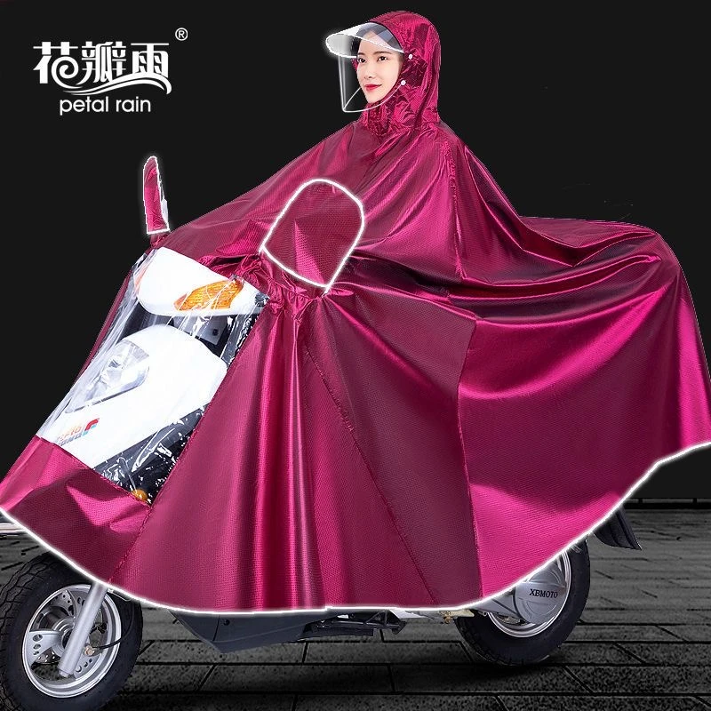 雨衣电动车男女新款加大双人全身长款防暴雨摩托车电瓶车专用雨披