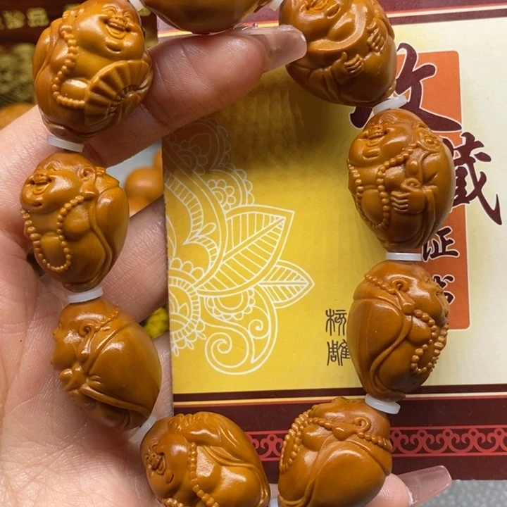 橄榄核核雕八大米勒