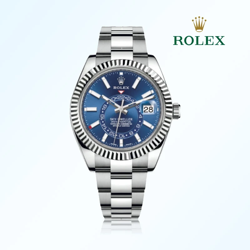 99新 Rolex/劳力士 纵航者天行者蓝盘五铢/42mm/公123700名表