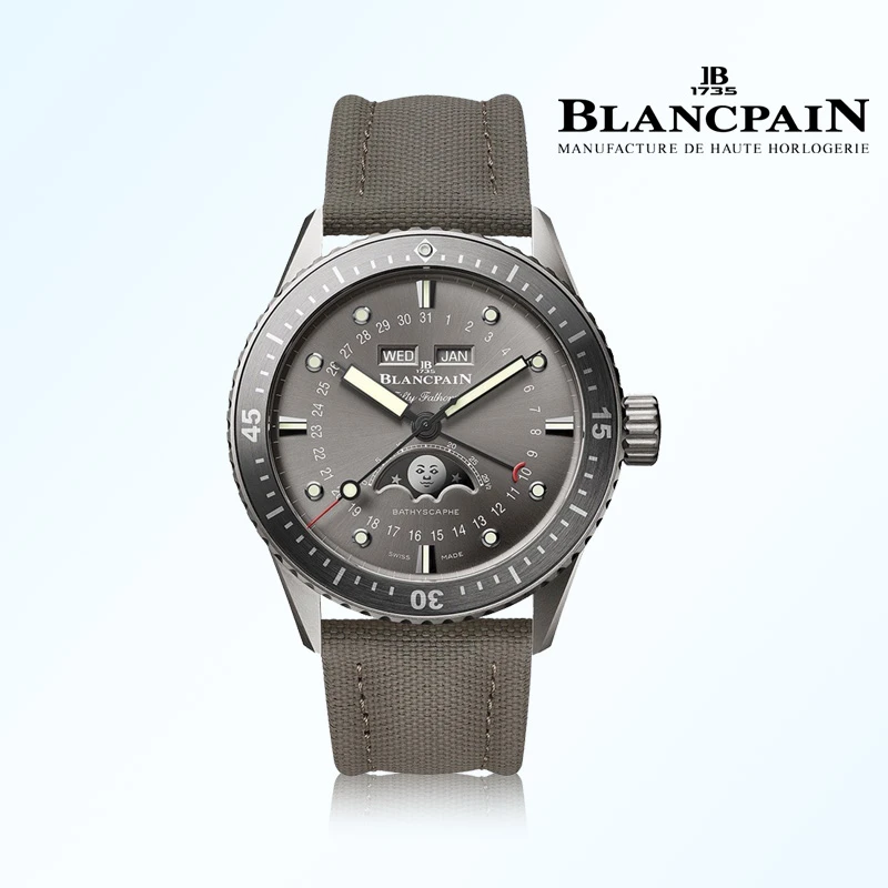 99新 宝珀 五十噚5054灰钛运动款/表径43mm手表