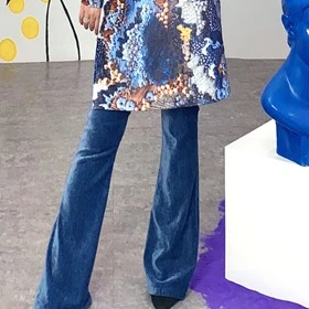 HZHJ新款设计师款 雾霾蓝裤子 气质高端贵族大牌 1010