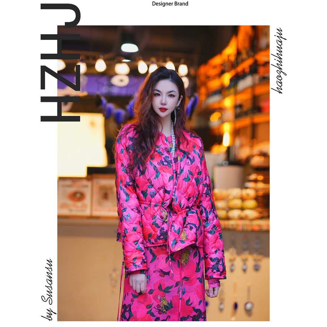 HZHJ新款    蜜桃虎轻薄羽绒短款外套 显白显瘦高级轻奢1663