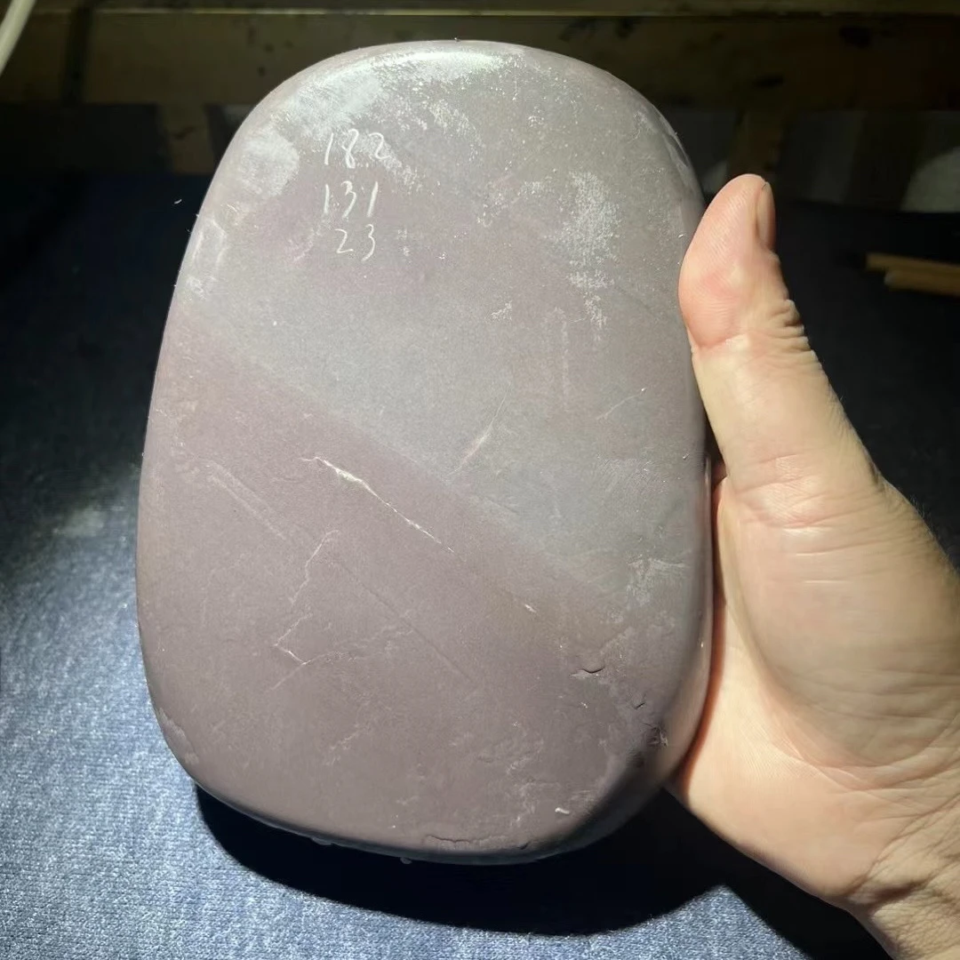 端砚坑仔岩老砚坯改工平板砚