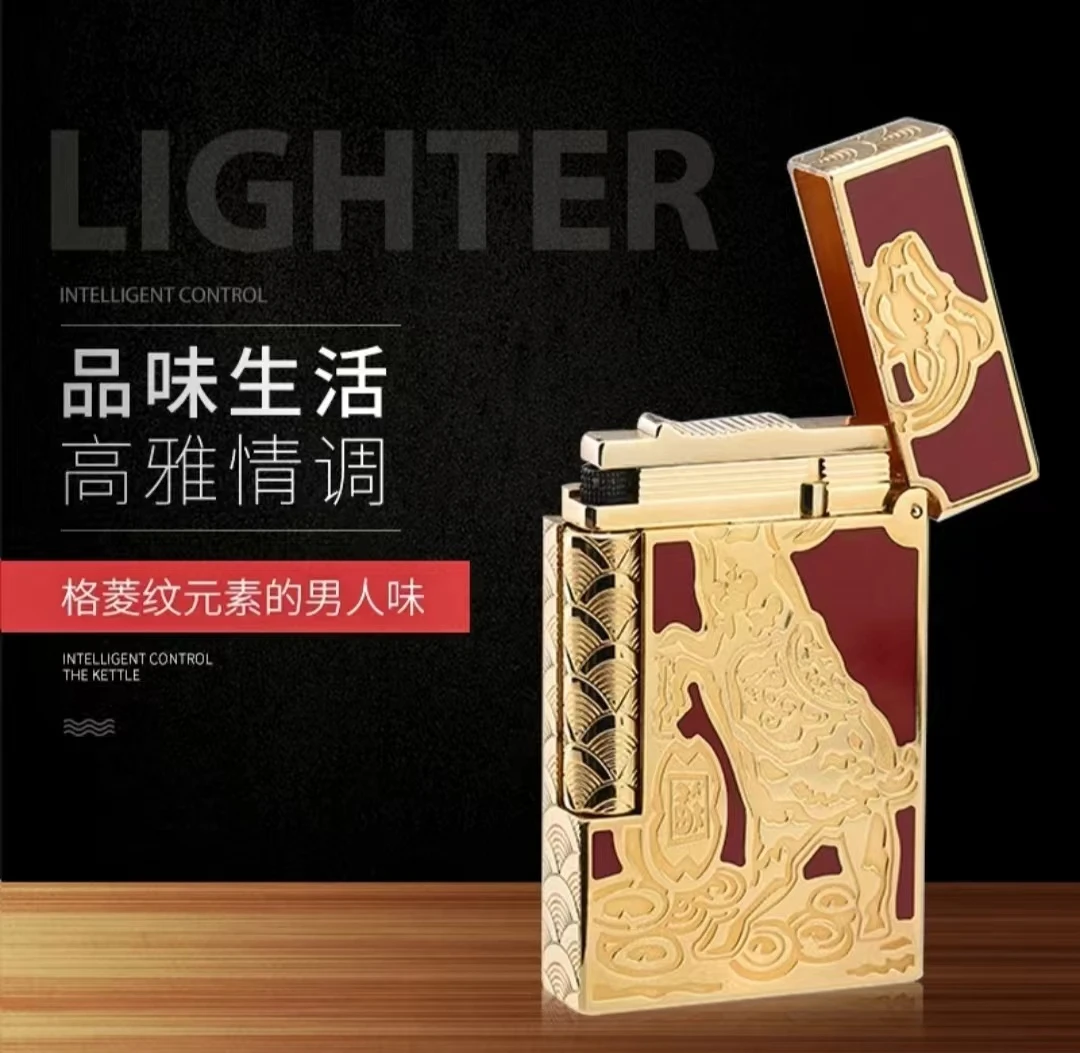 法国都柏特S.dubtnt高端朗声打火机送男士礼物经典精品羊24K镀金