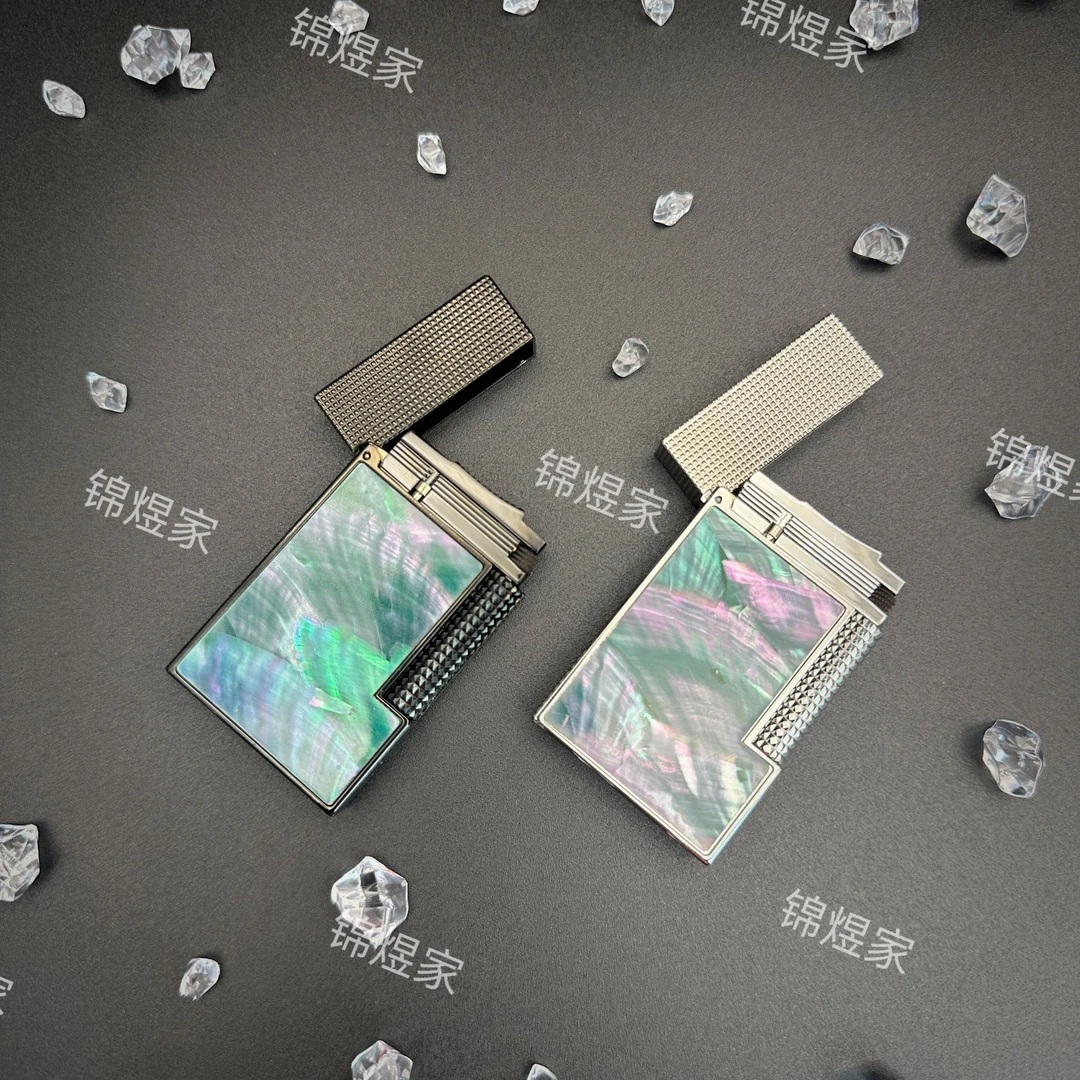 深海翡翠贝壳纯铜朗声打火机轻奢创意耐用个性送男友的打火机推荐