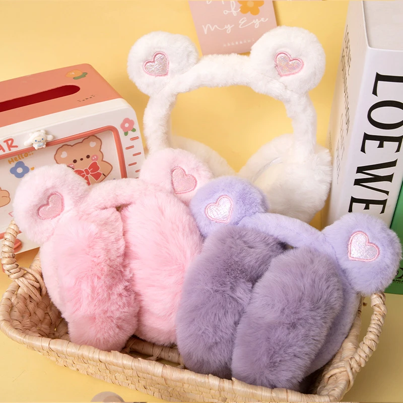 保暖耳罩冬季甜美可爱玲娜贝尔耳暖儿童学生少女耳捂耳包护耳套