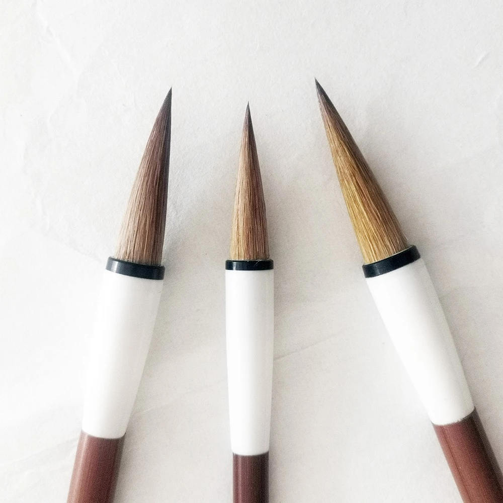 【五妹笔庄-龙祥】纯狼毫毛笔 出锋3.5cm  3.8cm 4.2cm 对联楷书