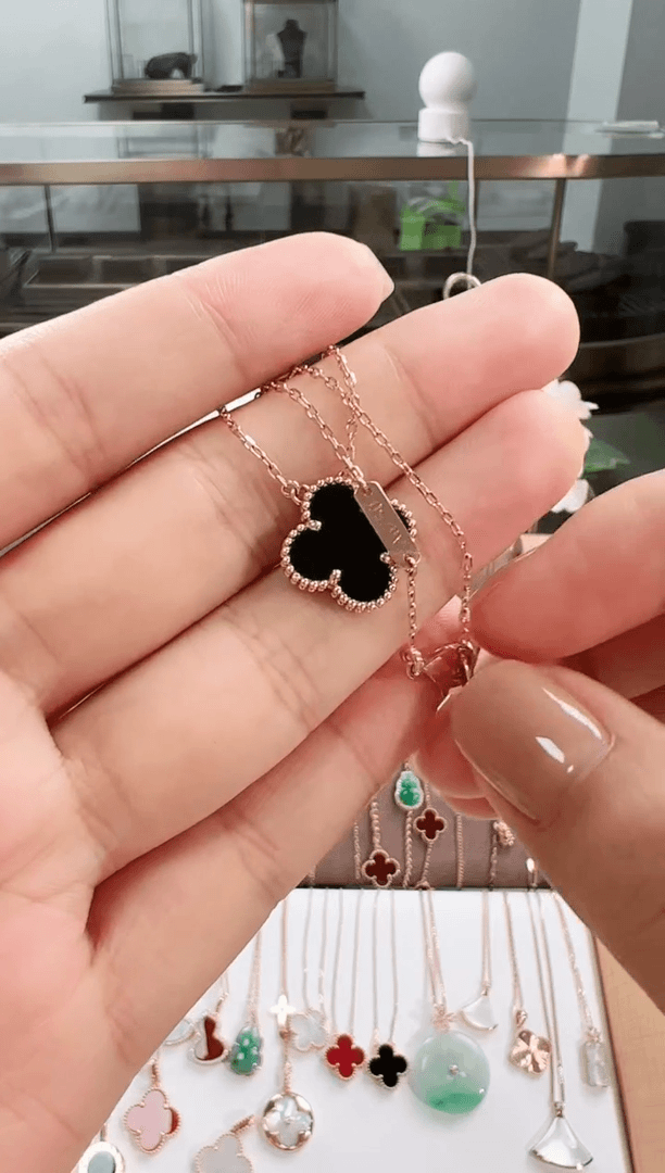 【闪购商品】玛瑙/玉髓项链18K金镶嵌15项链