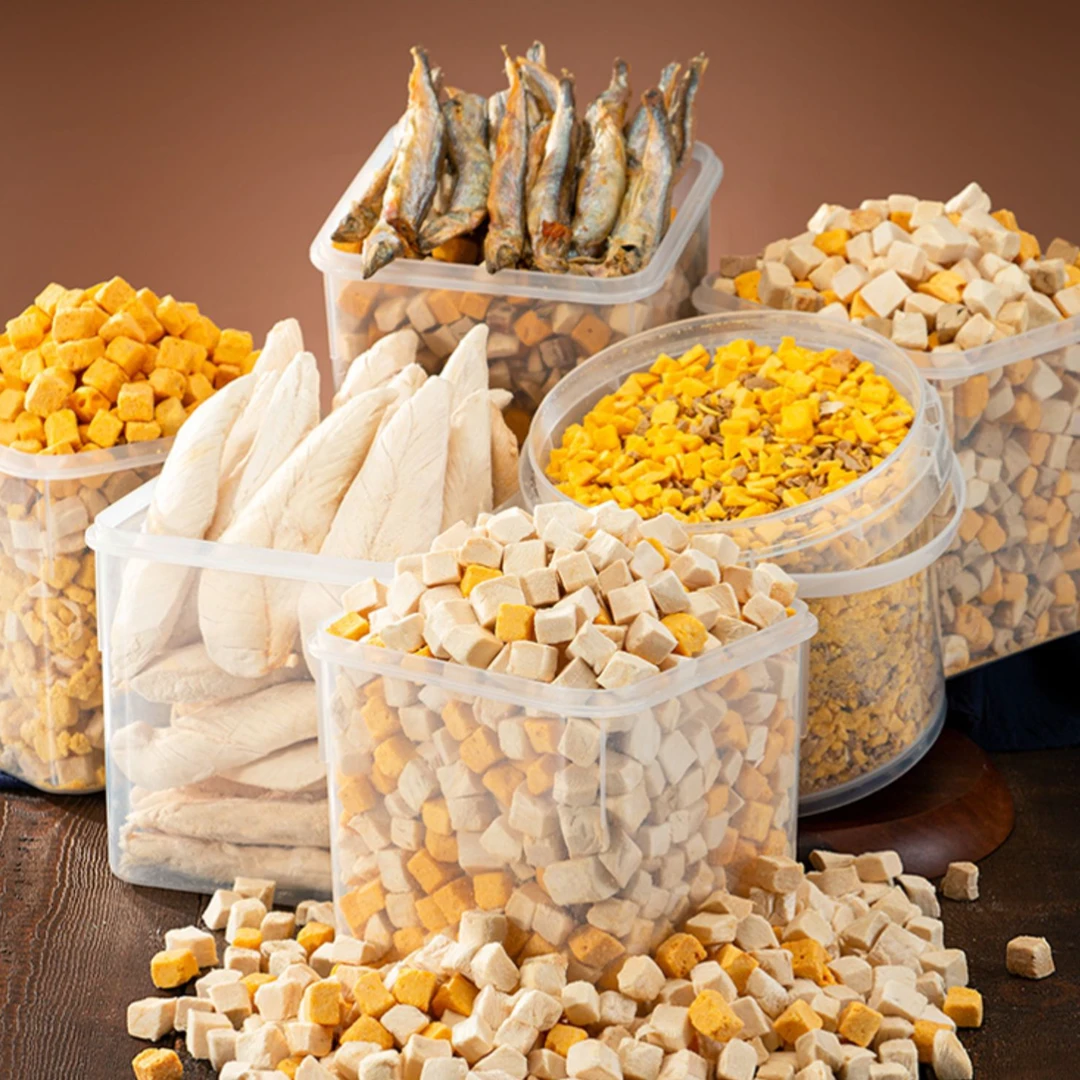 【宠物冻干全家桶】猫咪狗狗训练主食零食鸡肉蛋黄营养发腮拌粮亮毛