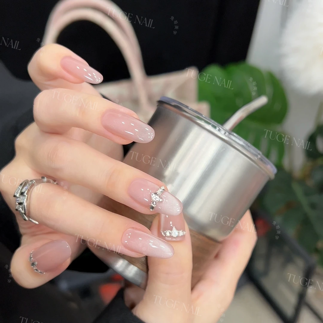 TugeNail“永夜星河”秋冬显白显细长美甲设计师款穿戴甲-小鱼儿