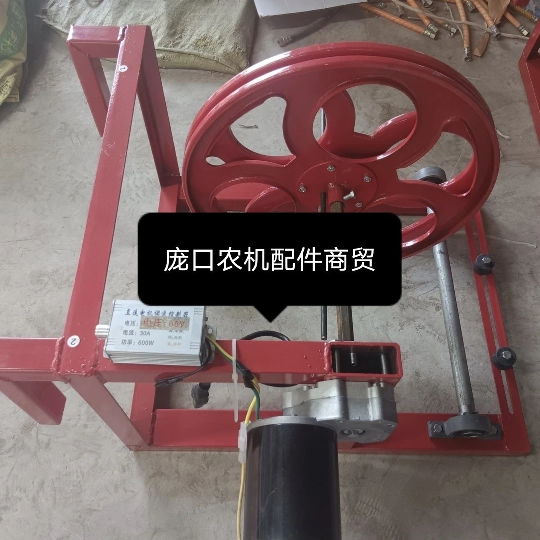 电动卷管收纳机48v-60v通用款主管毛管一体自动回收电动卷管器
