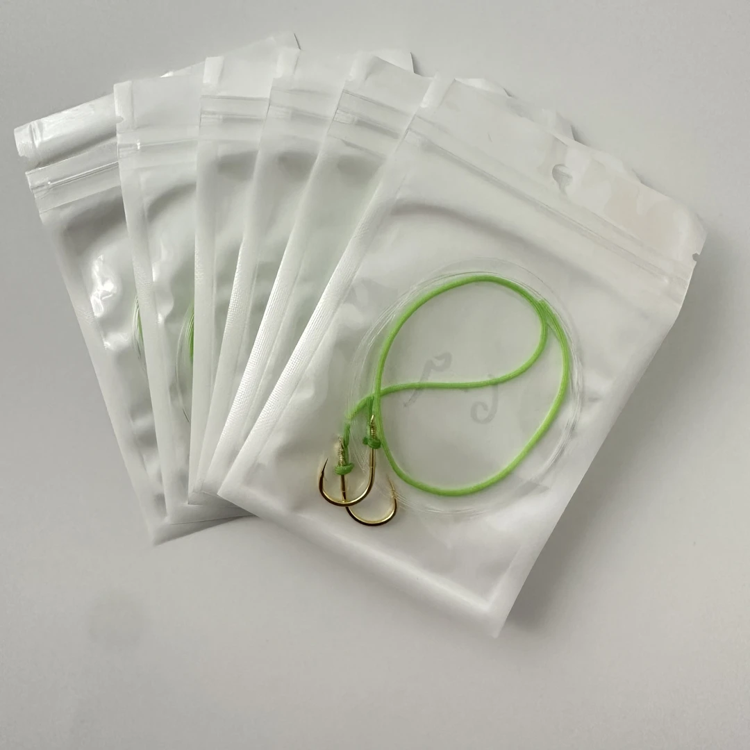 6付装 手工精绑1.2m青鱼珠珠子线 歪嘴千又 正钓子线轻量加固子线