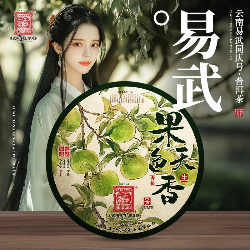 易武同庆号【已售罄】2024年普洱青梅·果色天香生饼200g【秘境·易武】