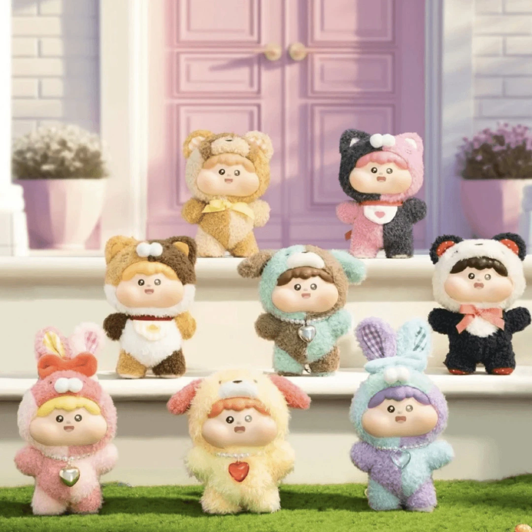 【拆盒】Meatba II肉球棉花糖小宝搪胶毛绒 盲盒