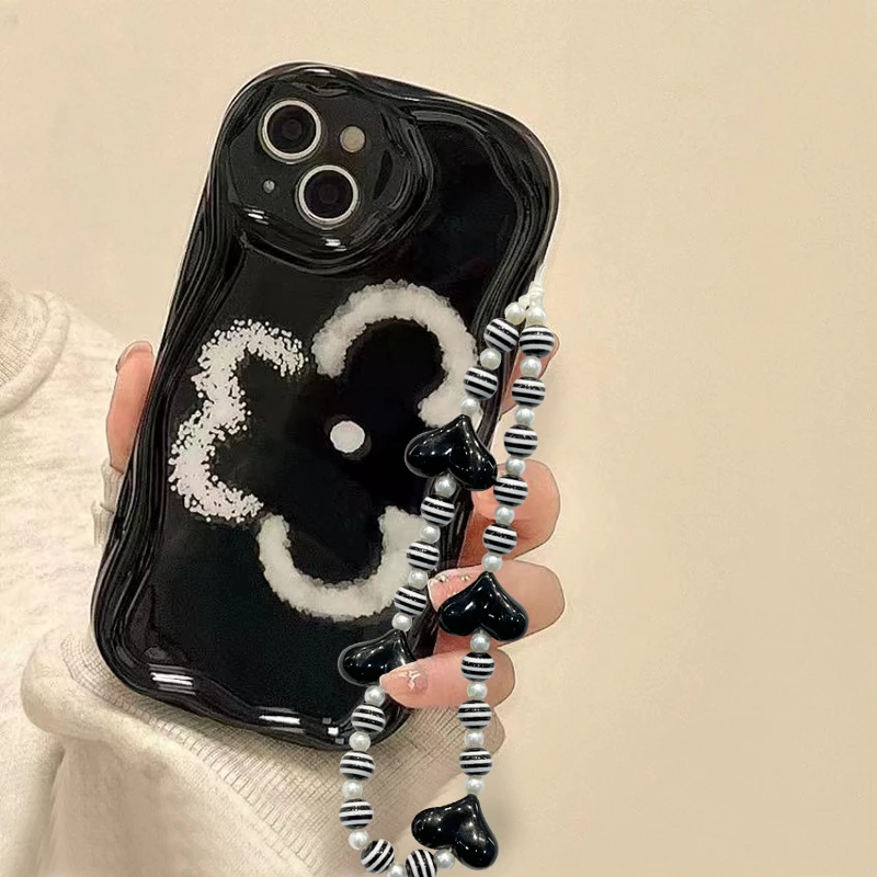素描花朵适用苹果13/14promax手机壳12全包11华为/oppo/vivo/小米
