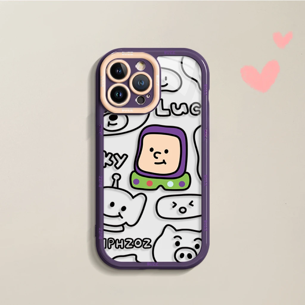 线条涂鸦适用苹果14/15promax手机壳13全包12华为/oppo/vivo/小米