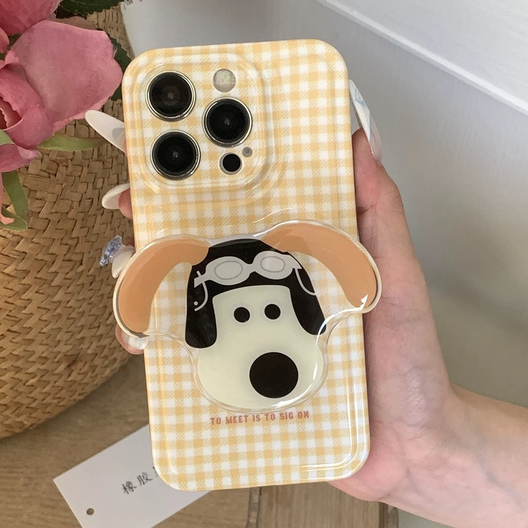 黄格子适用苹果13/14promax手机壳12全包11华为/oppo/vivo/小米