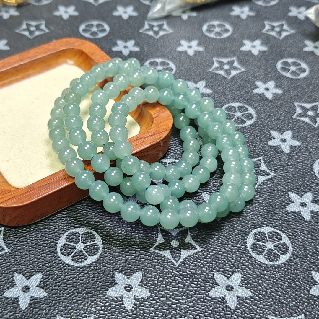 [停业清货]蓝水108佛珠毛衣链-269