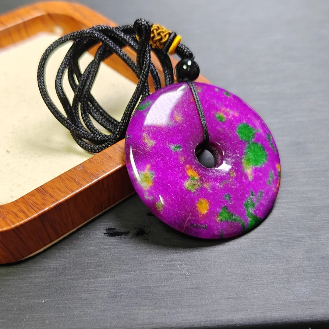 [停业清货]南非紫大号平安扣-027-多样性发一