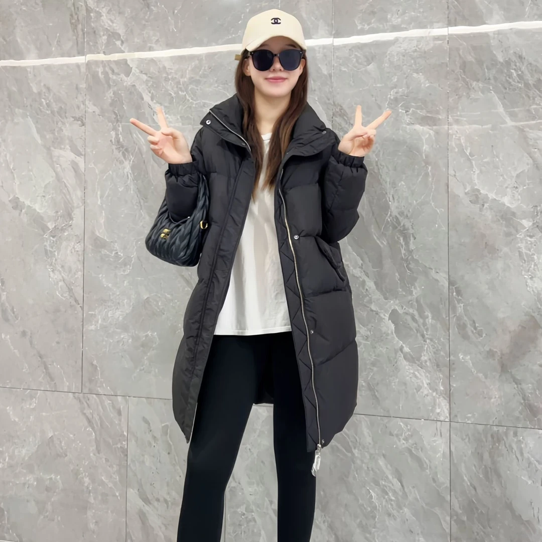 新国标90白鸭绒加厚潮流宽松保暖时尚百搭韩版冬季羽绒服83150