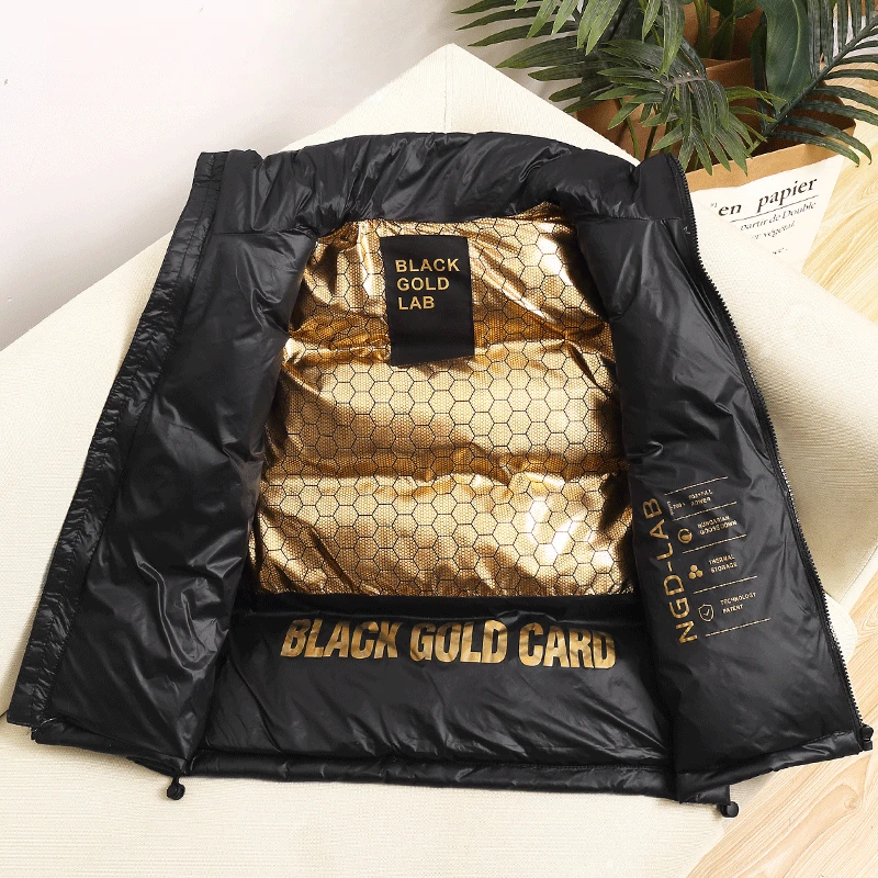 【小扬哥推荐】新款反季儿童马甲黑金男童女童立领马甲中大童加厚