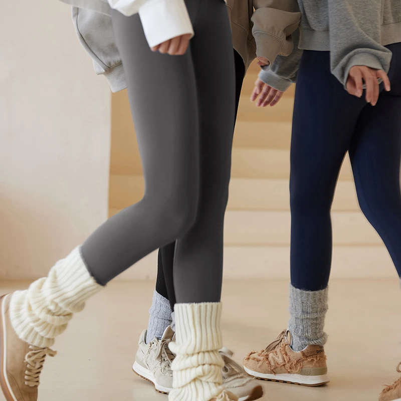 哈齿小姐四针六线高弹亲肤裸感户外运动骑行健身瑜伽裤打底裤子女